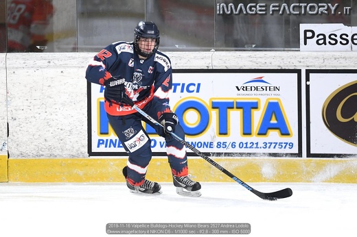 2019-11-16 Valpellice Bulldogs-Hockey Milano Bears 2527 Andrea Lodolo